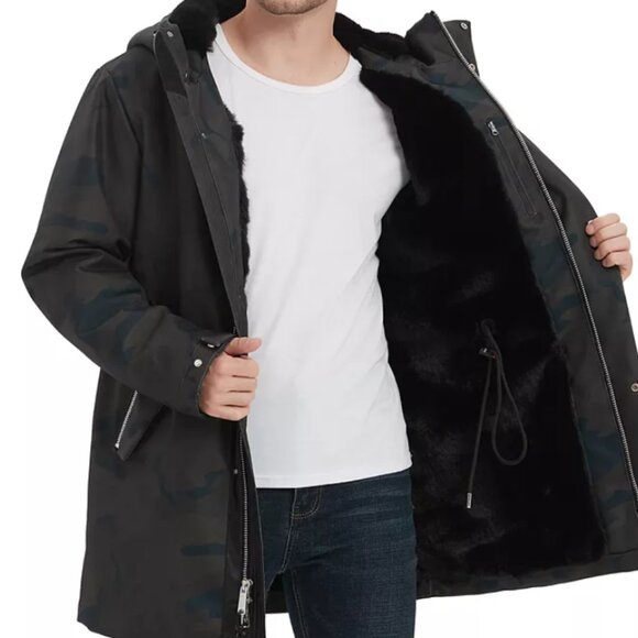 NWT Outdoor United Parka Small Camo Hercules Storm Waterproof Waxed Coating - Picture 3 of 16